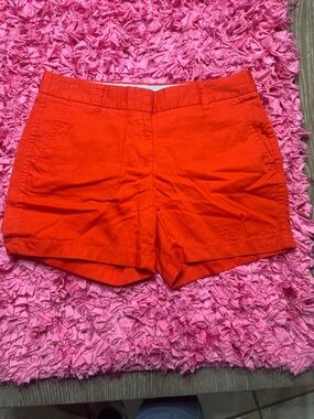 J. Crew Bright Orange Women’s Cotton Shorts